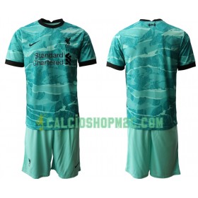 Liverpool Bambino Maglia Trasferta 2020/2021 Manica Corta (+ Pantaloncini)